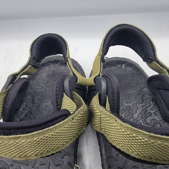 Nike ACG Air Deschutz Mens 11 Pilgrim Black Green Sandals Outdoor DO8951-300 - Picture 11 of 14